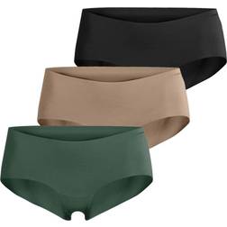 Björn Borg Seasonal Solid Hipster 3-pack - Duck Green