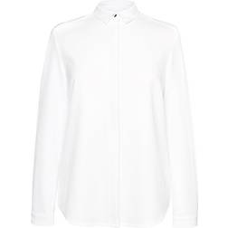 Brook Taverner Camicetta a Maniche Lunghe Capri Da Donna/Donna - Bianco