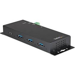 StarTech 4 Port 10Gbps Metal Industrial USB C Hub HB31C3A1CME