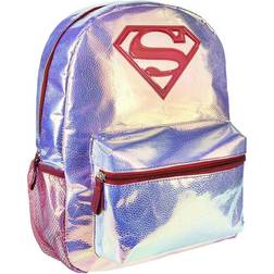 Cerda Casual Fashion Iridescent Superman Backpack - Pink