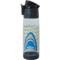 Rice Plastic Drinking Bottle Shark Print