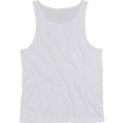 Mantis Unisex One Drop Armhole Vest - White