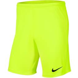 Nike Miesten Park III Shorts - Keltaiset