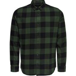 Only & Sons Chemise vert foncé/noir