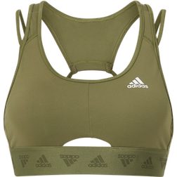 adidas Hyperglam Light Support Bra - Focus Olive