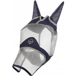 LeMieux Masque anti-mouches pour cheval ArmourShield Pro Bleu