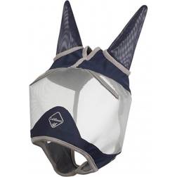 LeMieux Masque anti-mouches pour cheval ArmourShield Pro Bleu