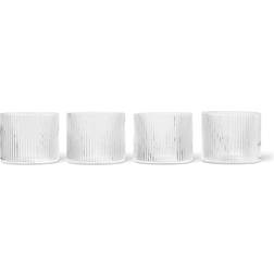 ferm LIVING Ripple Drikkeglas 20cl 4stk
