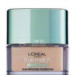 L'Oréal Paris True Match Minerals Powder Foundation 1R Ivory Rose