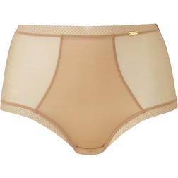 Gossard Glossies Sheer Deep Short - Nude