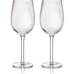 BarCraft Ridged White Wine Glass 45cl 2pcs