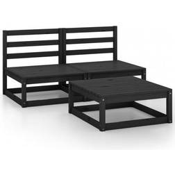vidaXL 3075238 Outdoor Lounge Set, 1 Table incl. 2 Chairs & 2 Sofas
