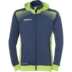 Uhlsport Goal Tec Hood Jacket Men - Petrol/Flashgreen