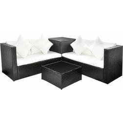 vidaXL 42893 Loungeset, 1 Bord inkl. 2 Stolar & 2 Soffor