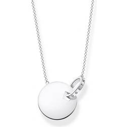 Thomas Sabo Together Coin with Ring Necklace - Silver