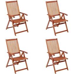 vidaXL 3065515 4-pack Trädgårdsmatstol