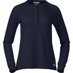 Bergans Bergans Lysebu Wool Henley T-shirt Women - Navy