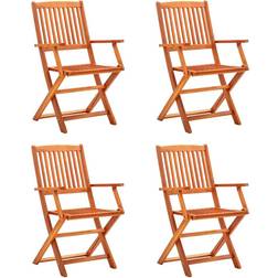 vidaXL 312450 4-pack Trädgårdsmatstol