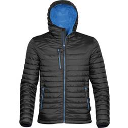 Stormtech Gravity Hooded Thermal Winter Jacket - Black/Marine Blue
