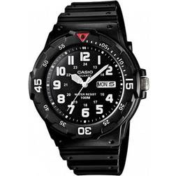 Casio Analog 100M Black Resin MRW-200H-1BVDF MRW200H-1BVDF Watch