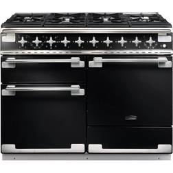 Rangemaster ELS110DFFGB 110cm Dual Fuel Gloss Black