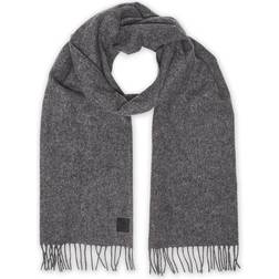 Amanda Christensen Merino Wool Scarf Grey Melange