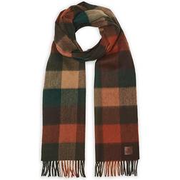 Amanda Christensen Merino Wool Block Check Scarf - Multi