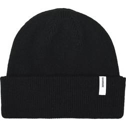 Samsøe Samsøe Lambswool Beanie - Black