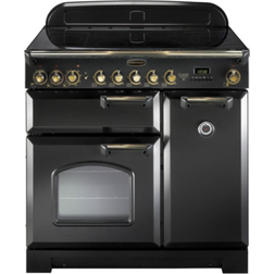 Rangemaster CDL90ECBL/B Classic Deluxe 90cm Ceramic Black