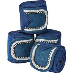 Weatherbeeta Fleece Bling Bandage 4-pack