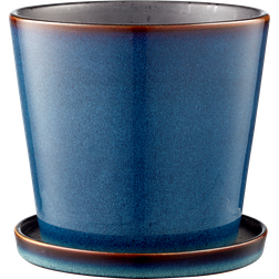 Bitz Flower Pot with Saucer Krukke