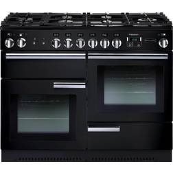 Rangemaster PROP110DFFGB/C Professional Plus 110cm Dual Fuel Black, Stainless Steel