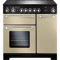 Rangemaster KCH90ECCR/C Kitchener 90cm Electric Ceramic Chrome, Beige