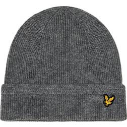 Lyle & Scott Bonnet Laine Noir Gris