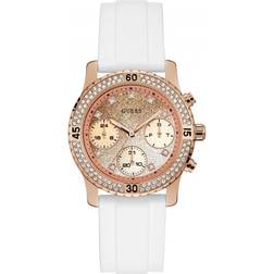Guess Ladies Glitter Rose with two-tone (W1098L5)