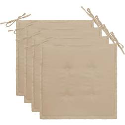 vidaXL 112792 Cojín de silla Beige (40x40cm)