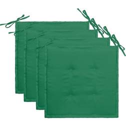 vidaXL 112792 Cojín de silla Verde (40x40cm)