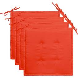 vidaXL 112792 Stolehynde Rød (40x40cm)