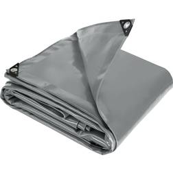 tectake Bâche De Protection Étanche Grise - 2 x 3 m