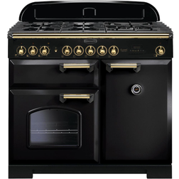 Rangemaster CDL100DFFBL/B Classic Deluxe 100cm Dual Fuel Black