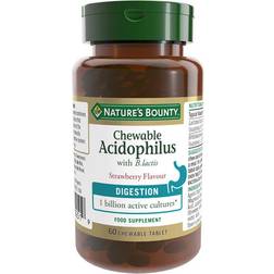 Natures Bounty Acidophilus Strawberry 60 pcs