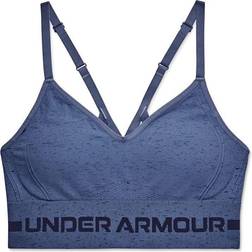 Under Armour Seamless Low Long HTR Bra Blue Female