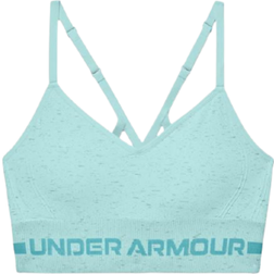 Under Armour Seamless Low Long Heather Sports Bra - Breeze/Cosmos