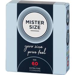 Mister Size Pure Feel 60mm 3-pack