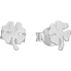 ENAMEL Copenhagen Clover Stud - Silver