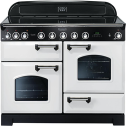 Rangemaster CDL110EIWH/C Classic Deluxe 110cm Electric Induction Green, White, Blue