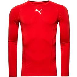 Puma Baselayer a Maniche Lunghe - Rouge