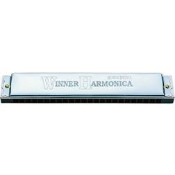 Suzuki Winner 24 trous W24C Do Harmonica tremolo Zilver