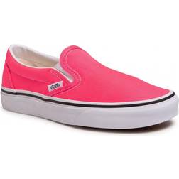 Vans Classic Slip-on Shoes - Knockout Pink/True Whit