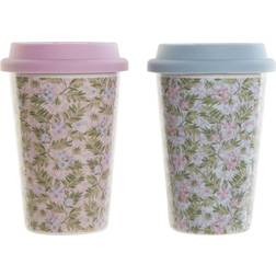 DKD Virágok Travel Mug 40cl 3pcs